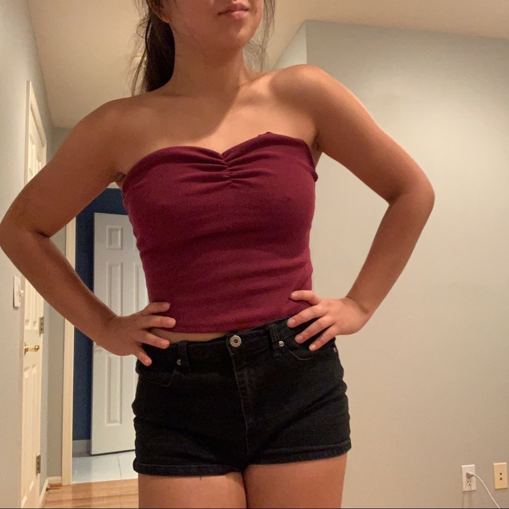 Urban outfitters maroon tube top